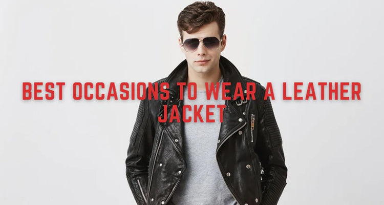 A stylish leather jacket worn on various occasions, from casual outings to formal events, showcasing versatility and timeless fashion appeal.