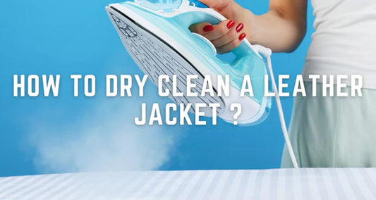 A professional dry cleaner carefully handling a leather jacket, ensuring proper cleaning and maintenance for long-lasting wear and durability.