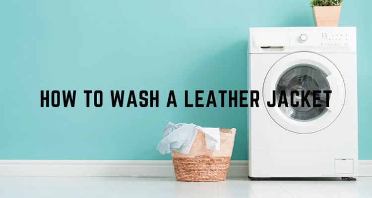 Leather jacket cleaning process â A person gently wiping a brown leather jacket with a microfiber cloth to remove dirt and maintain its quality.