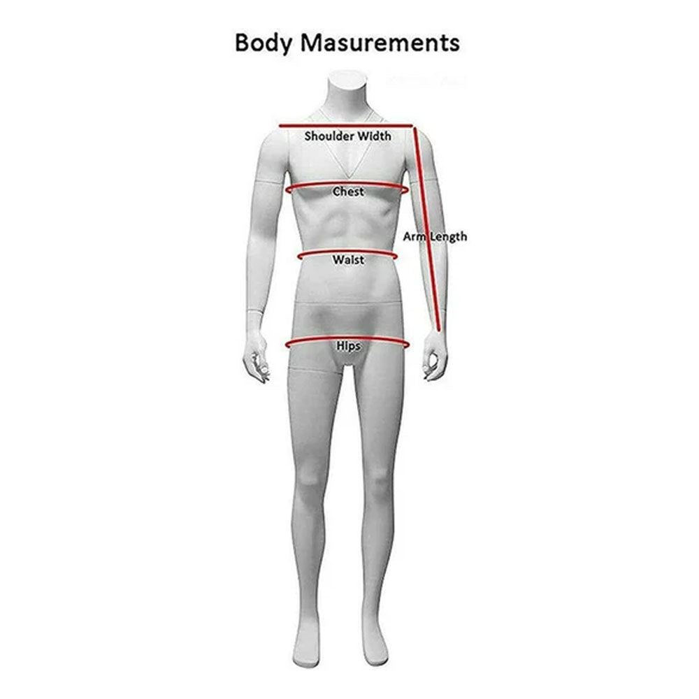 Men's RAF Aviator B3 Vintage Coat Brown Real Sheepskin Shearling Leather Jacket Body measurements