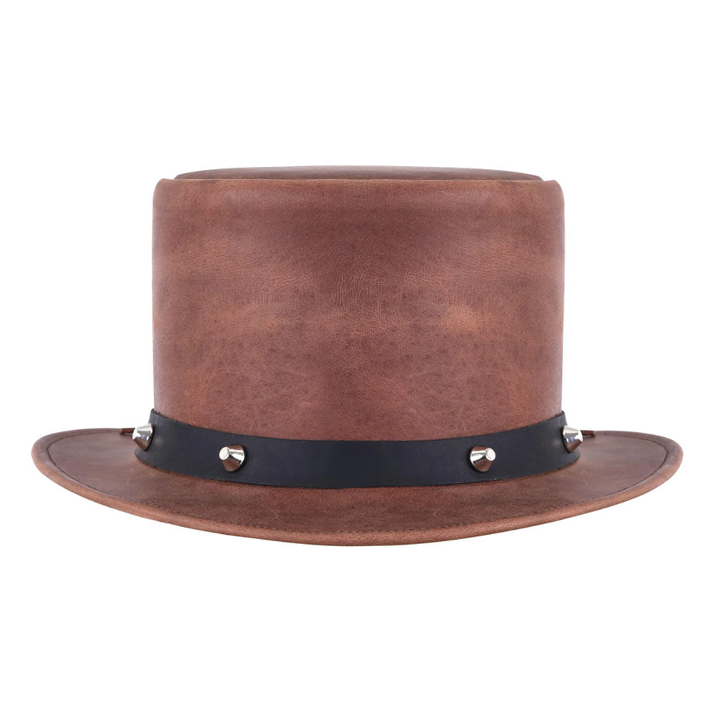 New Western Leather Cowboy Hat With Studded