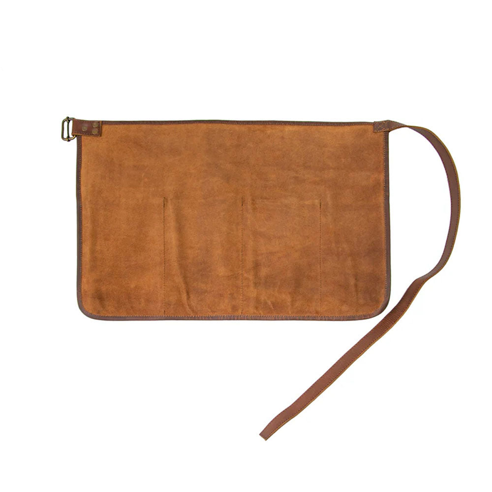 Sheepskin Leather Half Apron With Four Front Pockets