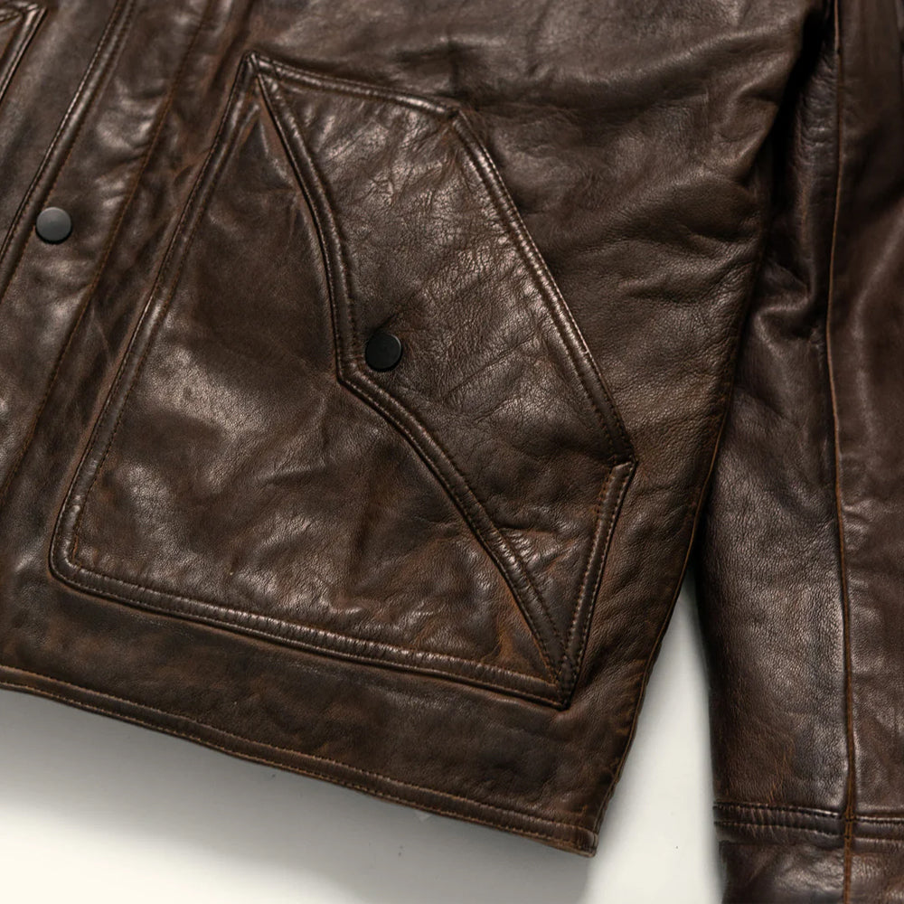 Brown Sheepskin Shearling B3 Bomber Leather Jacket