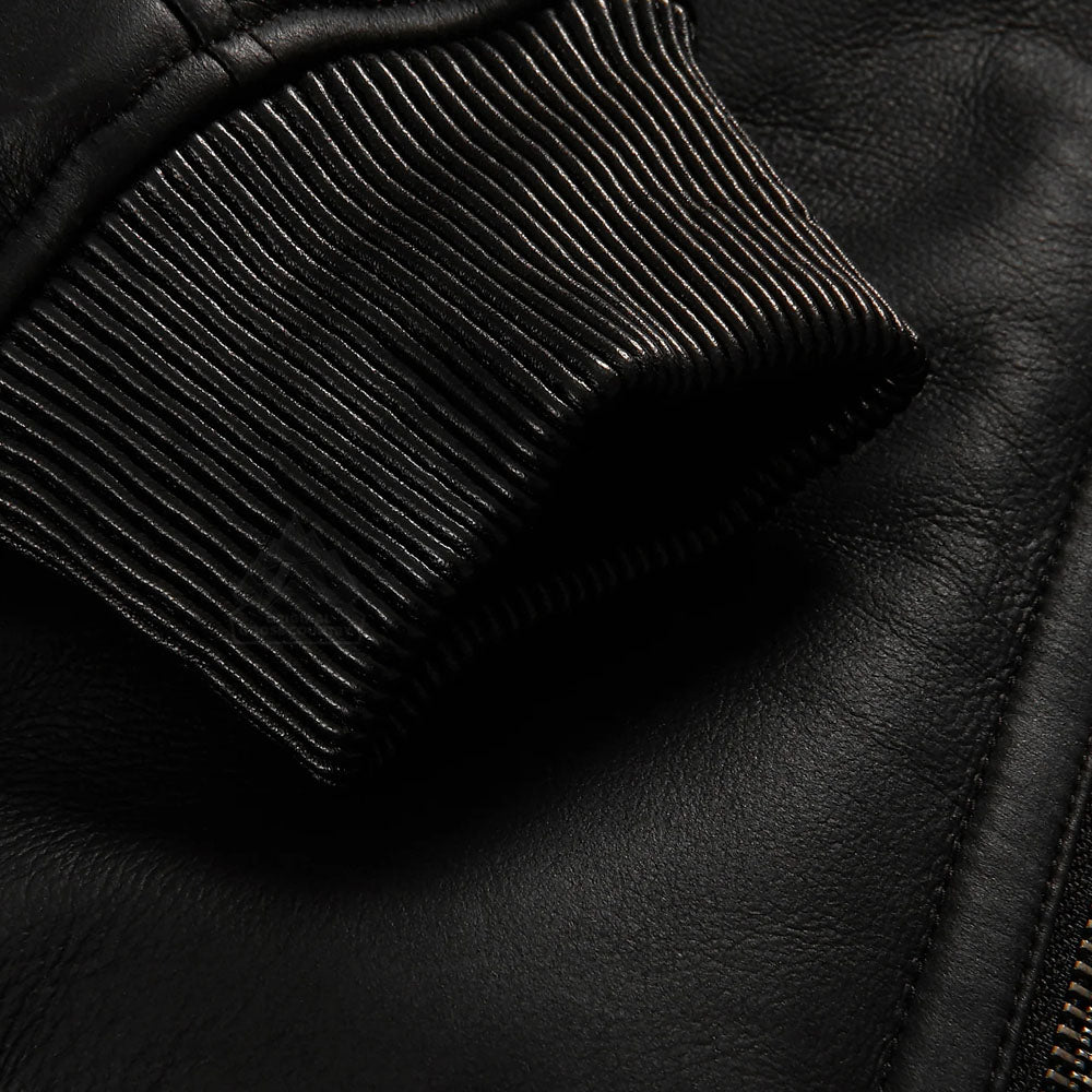 Men's B3 Bomber Aviator Fur Sheepskin Pilot Shearling Leather Jacket