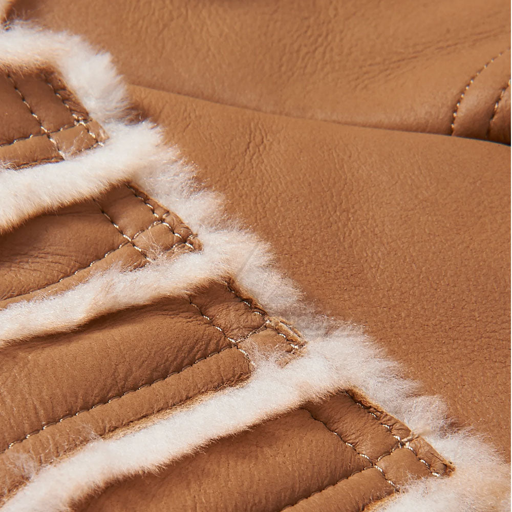 Men Black Airforce B3 Aviator Flight Fur Sheepskin RAF Shearling Leather Jacket