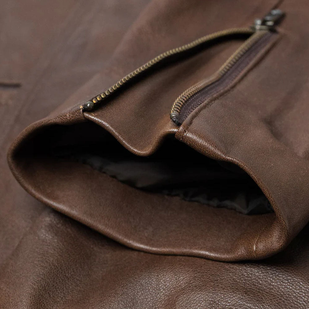 Cafe Racer Men Motorcycle Leather Lambskin Jacket