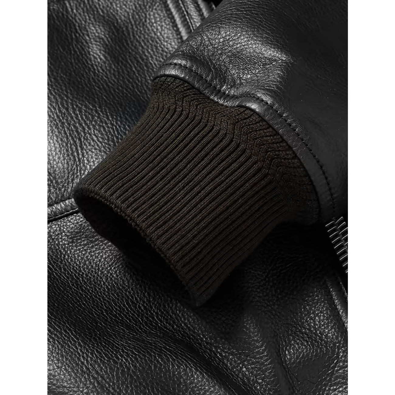 Black leather jacket with fur collar, 
Sheepskin bomber jacket, 
Men's aviator jacket.