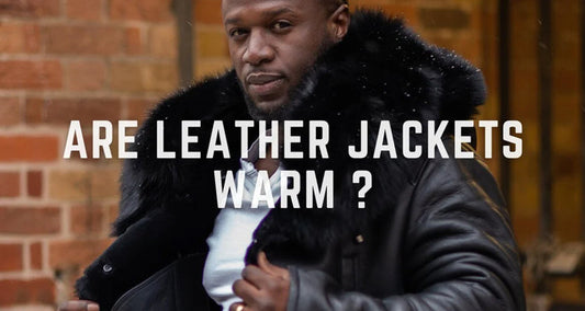 A stylish shearling-lined leather jacket showcasing warmth and durability, perfect for winter wear. Explore the history and benefits of leather jackets.