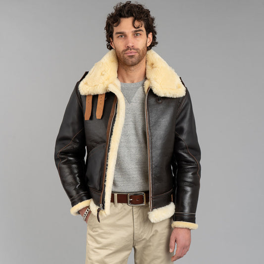 B3 Bomber Jacket-Shearling Jacket-Aviator Jacket-Military Jacket