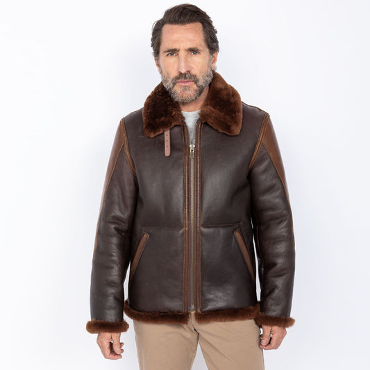B3 Bomber Jacket-Sheepskin Jacket-Flight Jacket-Pilot Jacket