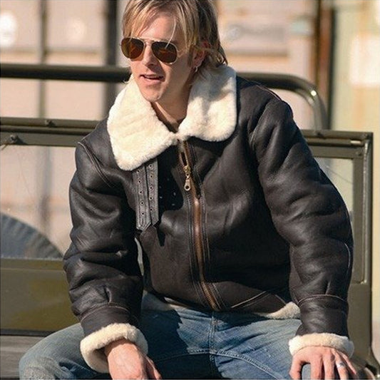 B3 Bomber Jacket-Sheepskin Jacket-Shearling Jacket-Pilot Jacket