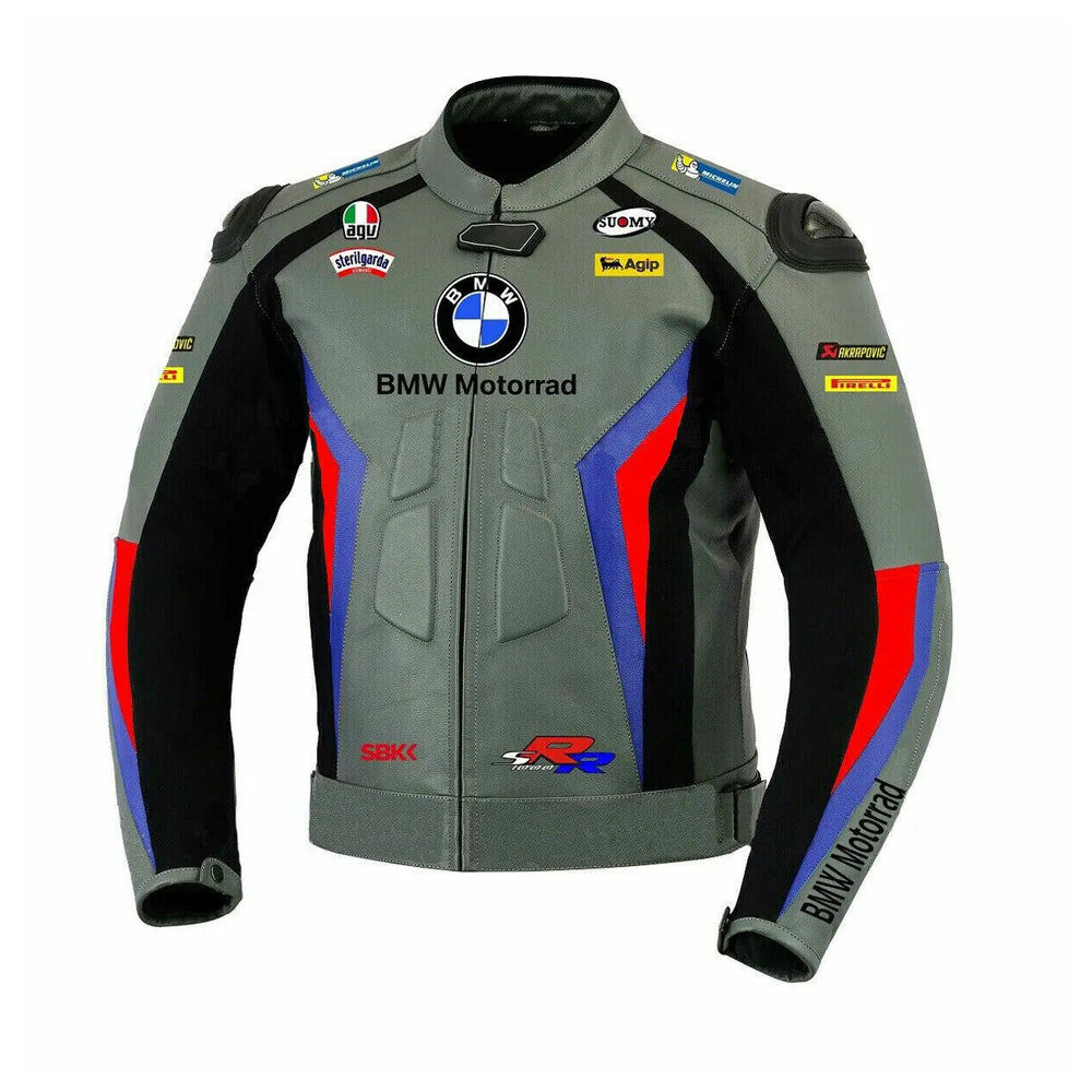 BMW Leather Jacket-Motorbike Jacket-Racing Jacket-Riding Jacket