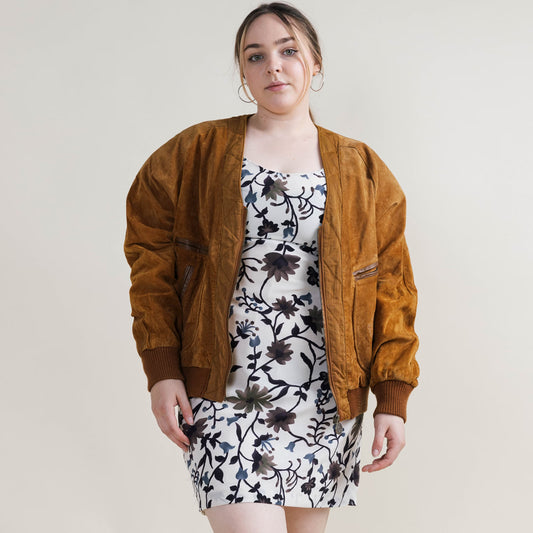Leather Bomber Jacket-Military Jacket-Sheepskin Jacket