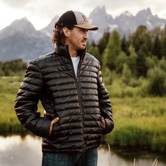 V-Bomber Jacket-Bubble Jacket-Sheepskin Jacket-Leather Jacket