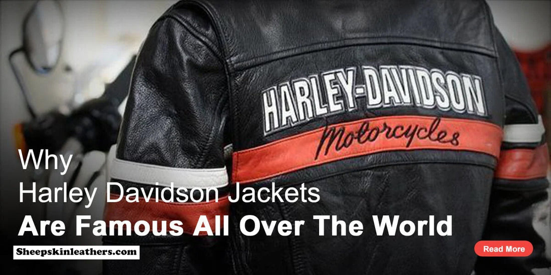 Harley Davidson leather jacket showcasing classic biker style and premium craftsmanship