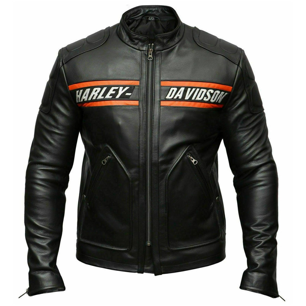 Harley Davidson Leather Jacket-Motorcycle Jacket-Racing Jacket