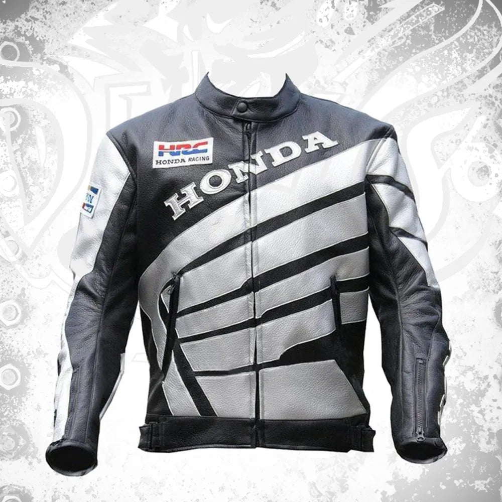 Honda Leather Jacket-Motorcycle Jacket-Racing Jacket