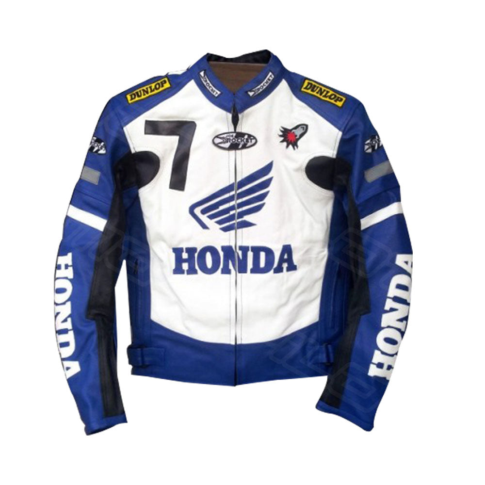 Honda Leather Jacket-Racing Jacket-Motorcycle Jacket