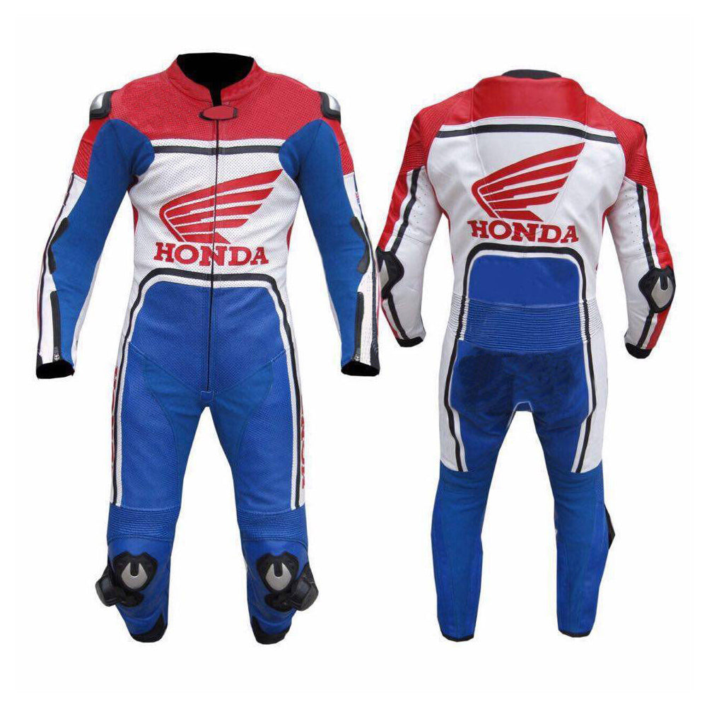 Honda Leather Suit - Motorcycle Suit - Racing Suit - Riding Suit ...