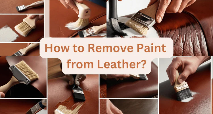 Step-by-step guide on removing paint stains from leather jackets, including shearling aviator and spiked designs, using safe DIY methods.