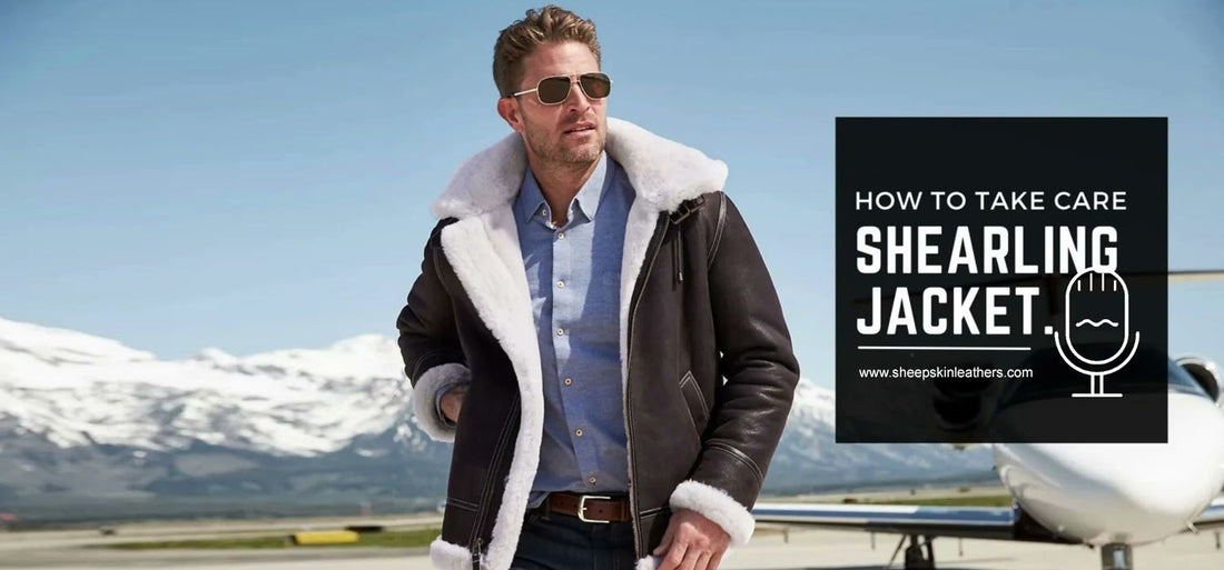 Learn how to care for your shearling jacket with expert tips on cleaning, maintenance, and storage. Keep your men's Airforce shearling leather jacket looking luxurious and durable.