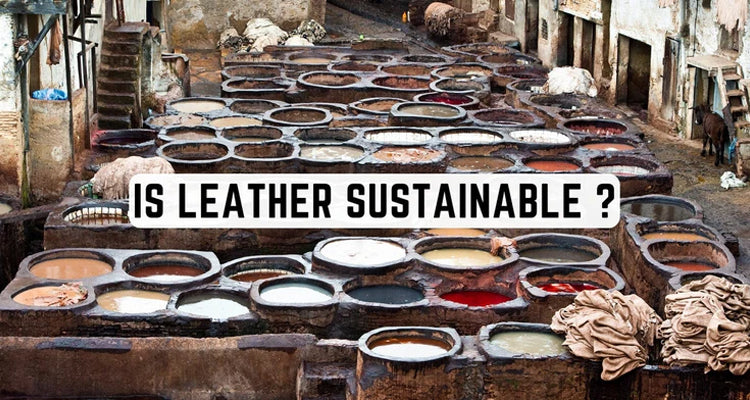 Is leather sustainable? Explore its environmental impact, ethical concerns, and eco-friendly alternatives in this in-depth guide.