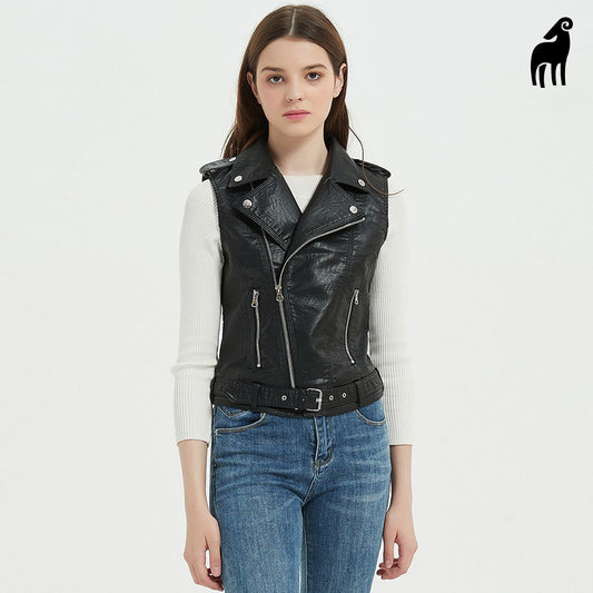 Leather vest-Biker vest-western vest