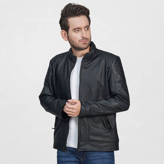 Men Leather Jacket-Sheepskin Jacket