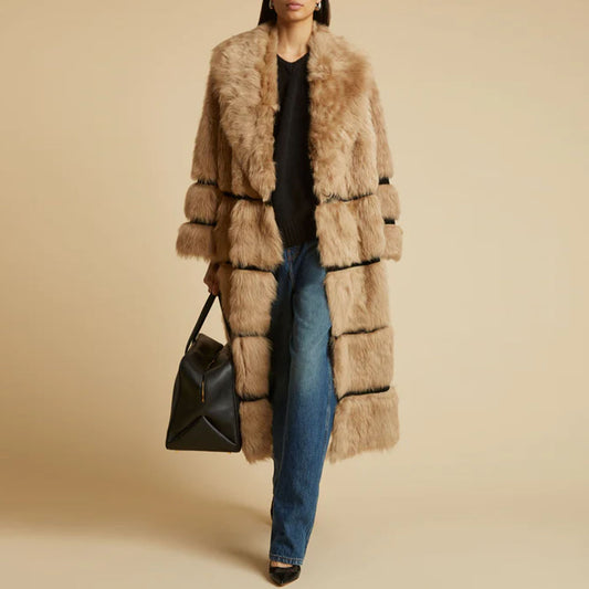 Shearling Coat-Sheepskin Coat-Trench Coat-Long Coat