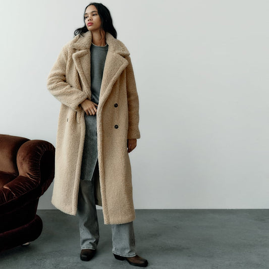 Shearling Leather Coat-Sheepskin Coat-B3 Coat-Aviator Coat