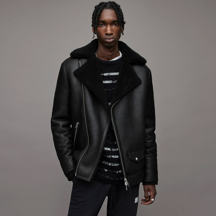 Timeless Shearling Leather Jacket