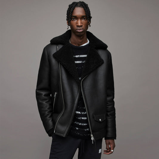Shearling Leather Jacket