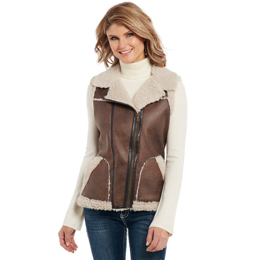 Shearling Leather Vest-Sheepskin Vest-Aviator Vest-B3 Vest