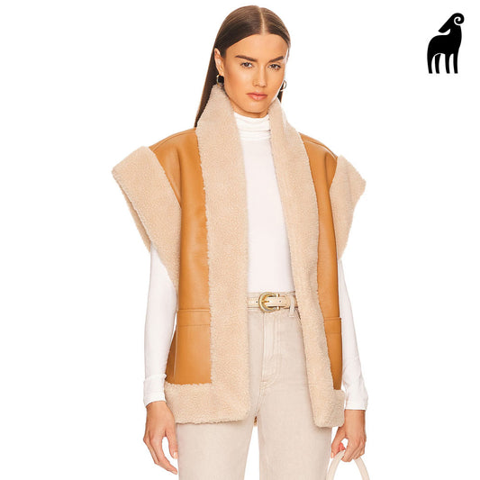 Searling Vest-Sheepskin Vest-Aviator Vest