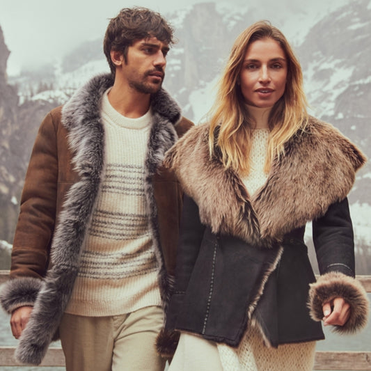 Sheepskin Leather Jacket-Sheepskin Coat-Shearling Jacket