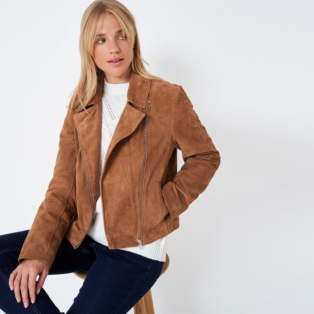 Suede Leather Jacket-Shearling Jacket-Sheepskin Jacket