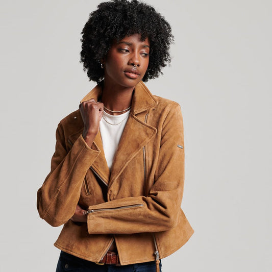 Suede Leather Jacket-Sheepskin Leather Jacket-Lambskin Jacket