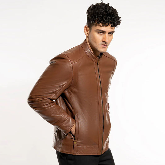 Leather Bomber Jacket-Flight Jacket-Pilot Jacket