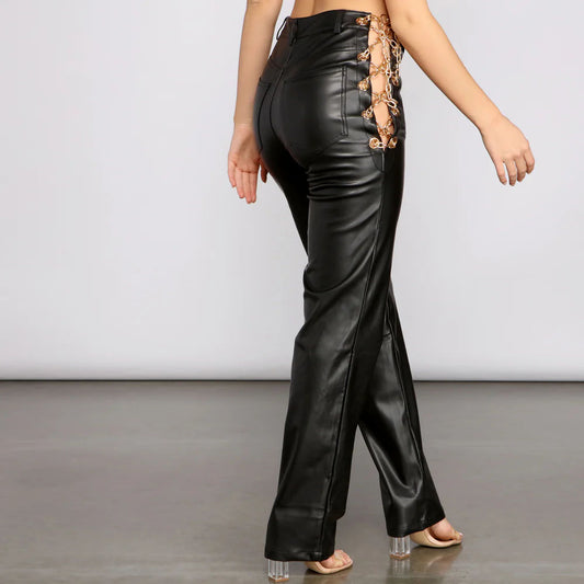 Leather Pants-Sheepskin Leather Pants-Skinny Leather Pants