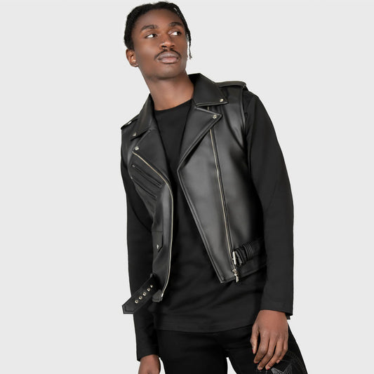 Leather Vest-Sheepskin Leather Vest-Shearling Vest