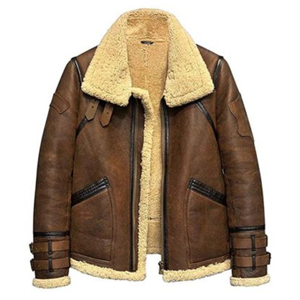 Shearling Leather jacket-Sheepskin Jacket