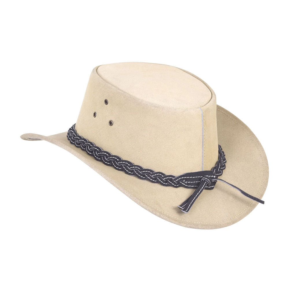 Suede Leather Western Cowhide Cowboy Hat