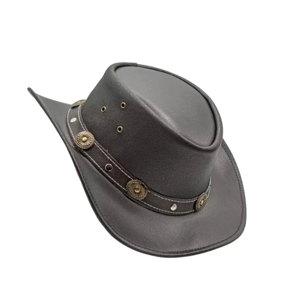 New Genuine Leather Showerproof Western Cowboy Hat