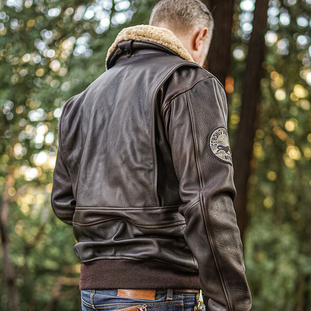 New Bomber Brown G-1 Flight Jacket