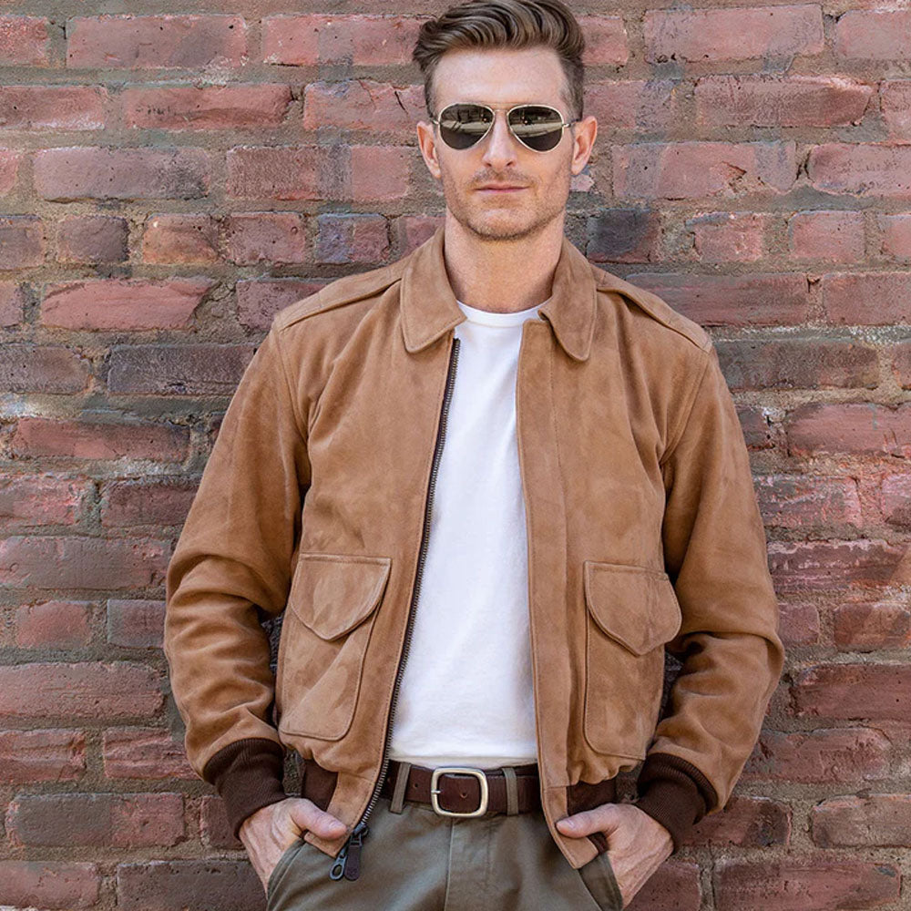 Gentleman Pilot A-2 Flight Leather Jacket