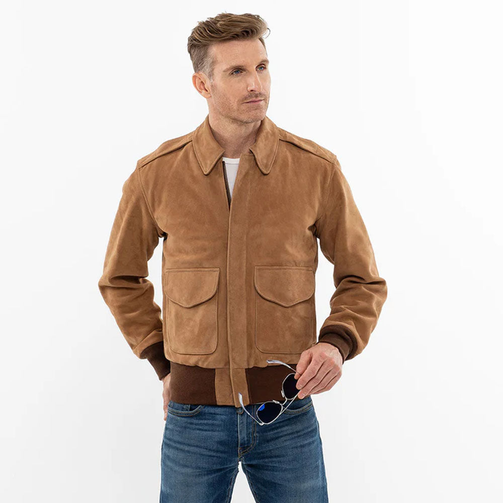 Gentleman Pilot A-2 Flight Leather Jacket