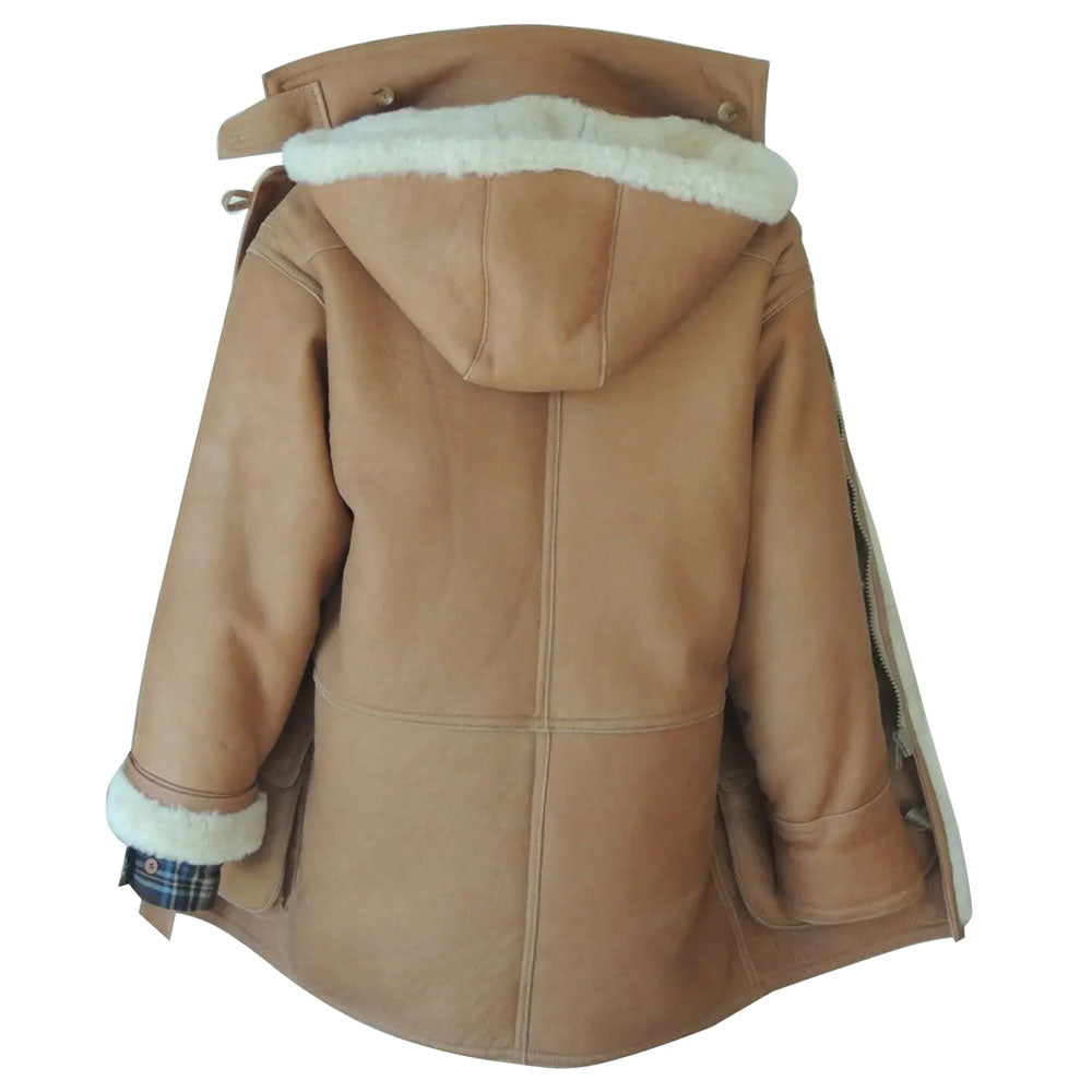 New Fur Sheepskin Shearling Leather Coat For Men