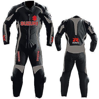 New Branded Suzuki Motorbike Racing Leather Motorcycle Sports Leather Suit for Men