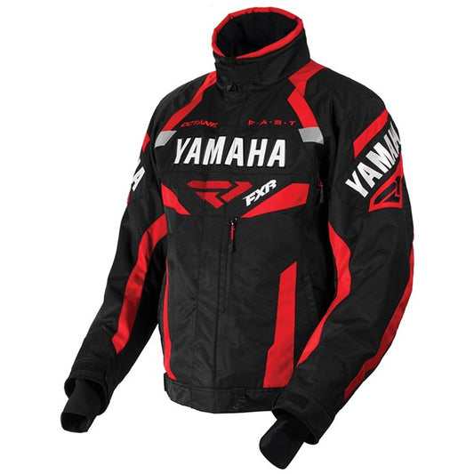 New Men's Yamaha FXR Motorcycle Leather Biker Jacket