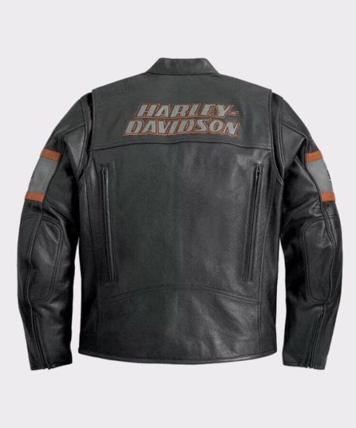 New Men Harley Davidson HD1 Motorcycle Black Leather Biker Jacket